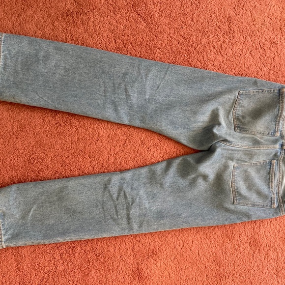 Peter Manning Men's Denim Jeans 34W 29L Light Blue Distressed Style - Picture 5 of 5